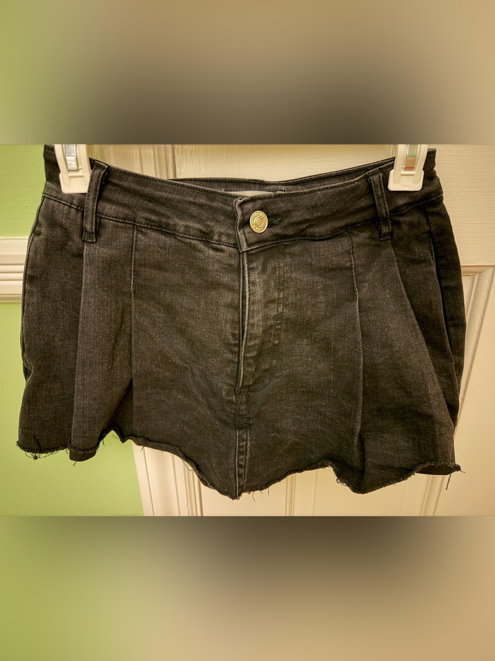 Love tree black denim skort small
